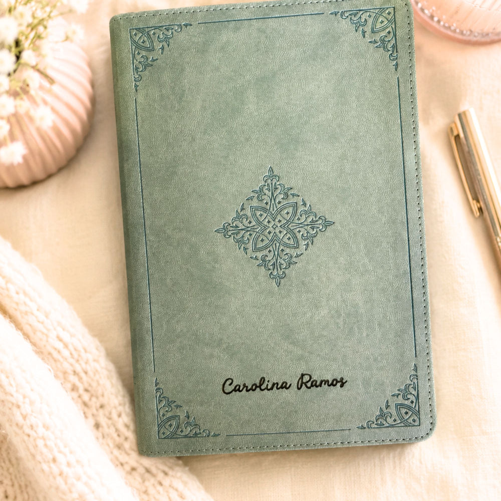 Women's ESV Single Column Bible with Custom Name Engraving - Paris Sky