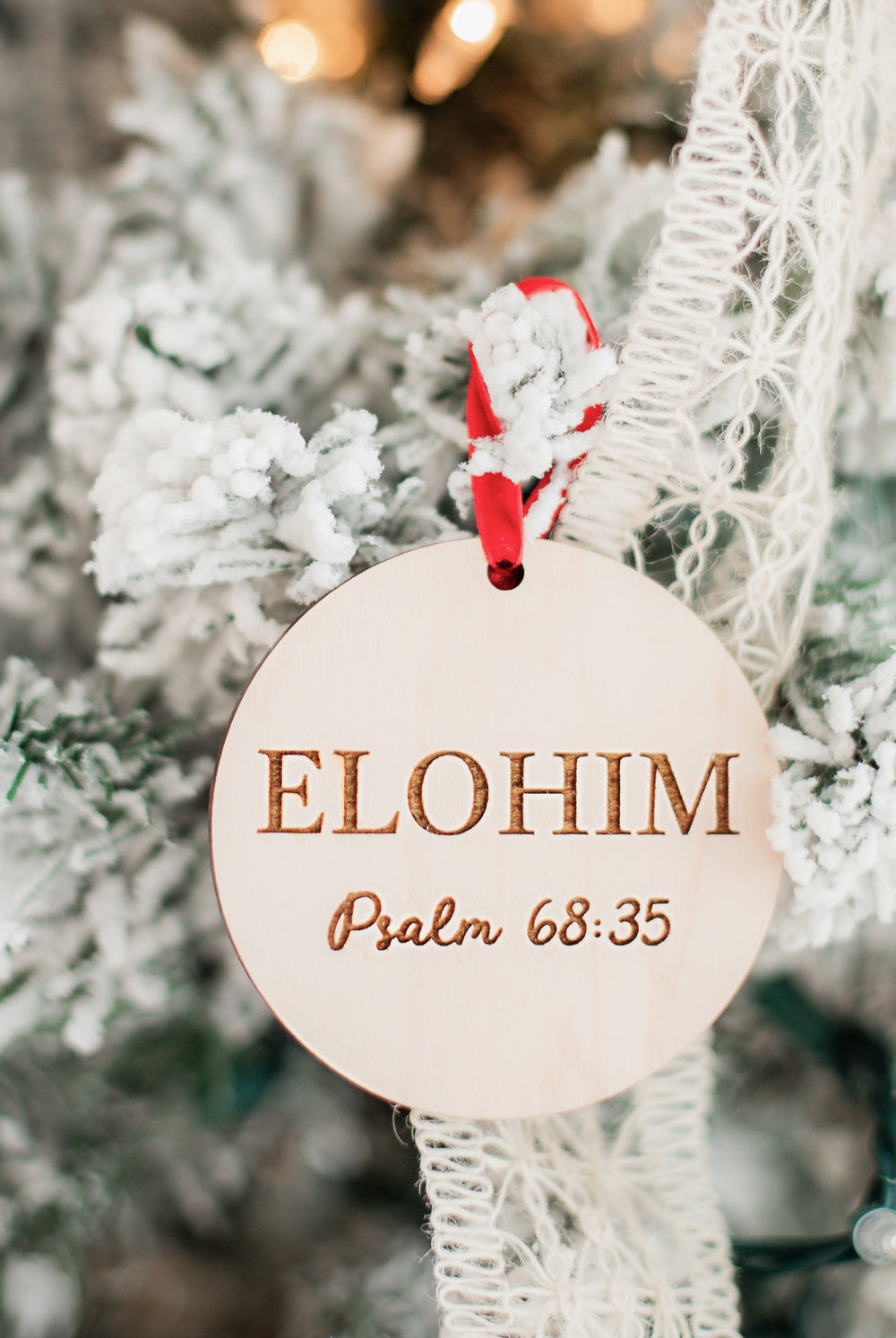 Names of Jesus Ornament Set of 12 Advent