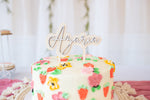 Name Cake Topper