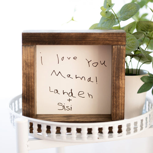 custom handwriting sign