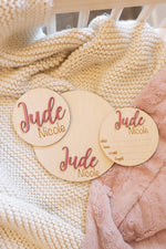 newborn footprint keepsake baby name sign