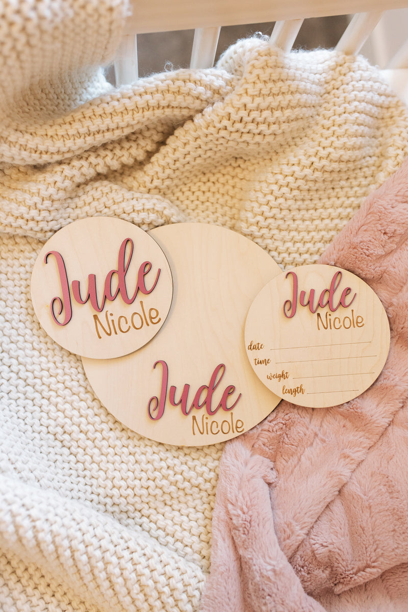 newborn footprint keepsake baby name sign