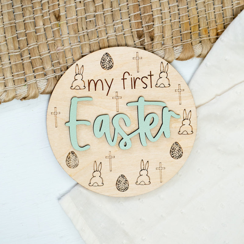 my first easter baby milestone