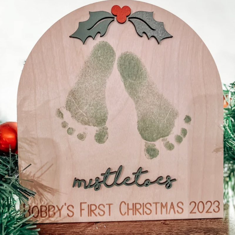 personalized baby first christmas