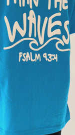 mightier than the waves tshirt kids
