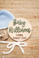 Pregnancy Announcement Sign
