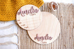 Baby Name Sign Birth Announcemen