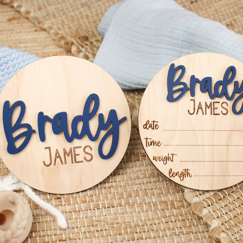 baby name announcement