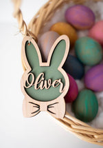 Custom Bunny Easter Basket Tag