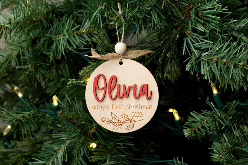 Baby's First Christmas Ornament 2023