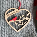 cardinal memorial ornament