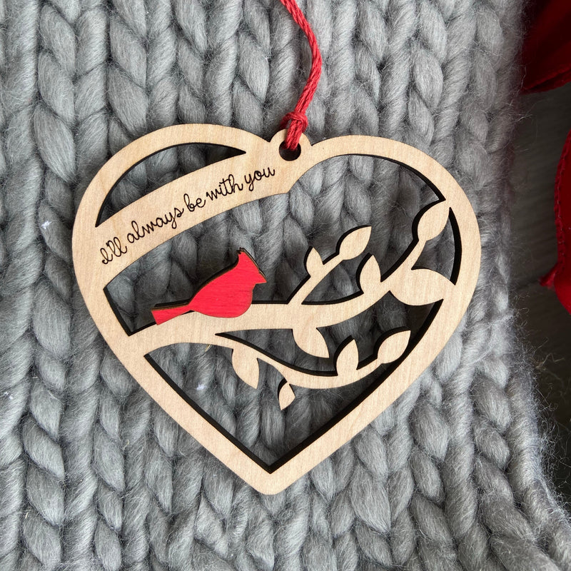 cardinal memorial ornament