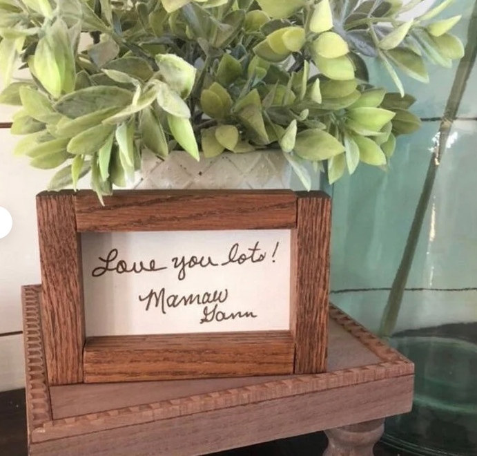 Handwriting Sign Memorial Gift