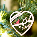 cardinal memorial ornament